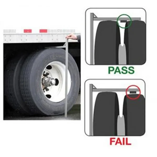 Innovative Products Of America 9067 A “Go/No Go” Tire Caliper For Dual Tire Pairing