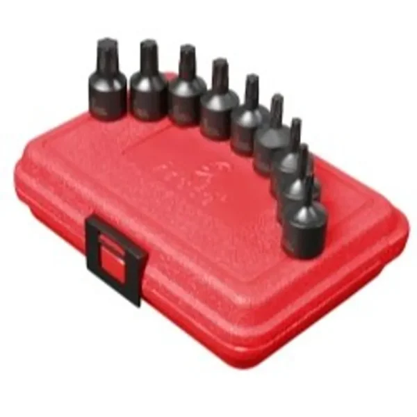 Sunex 3/8″ Dr. 9 Pc. Internal Star Impact Socket Set (3670S)