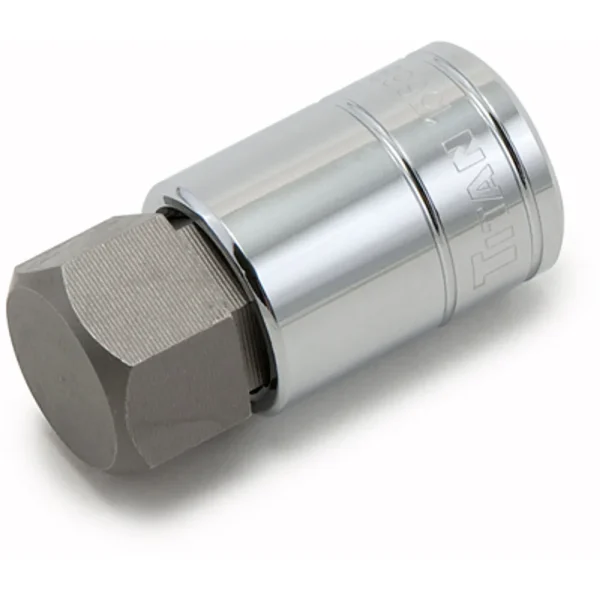 Titan Tools 15663 Hex Bit Socket 1/2″ Drive 9/16″ Chrome