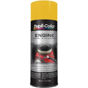 Dupli-Color 12 Oz Daytona Yellow Engine Enamel Spray Paint (DE1642)