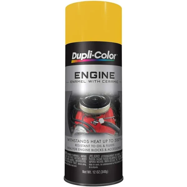 Dupli-Color 12 Oz Daytona Yellow Engine Enamel Spray Paint (DE1642)