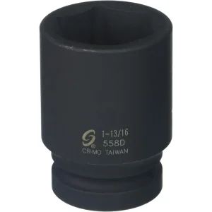 Sunex Tools 1″ Drive Deep 6-Point Impact Socket 1-13/16″ (558D)