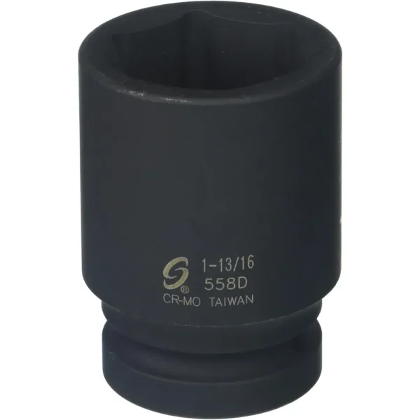 Sunex Tools 1″ Drive Deep 6-Point Impact Socket 1-13/16″ (558D)
