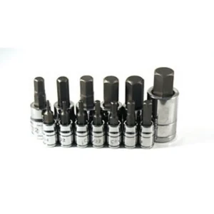 ATD Tools 13784 Sae Hex Bit Socket Set, 13 Pc.
