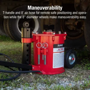 Sunex 10 Ton Portable Air Lift Jack (6710) - view 4
