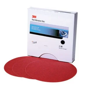 3M 6″ P220 Stikit Red Abrasive Sanding Discs (1111)