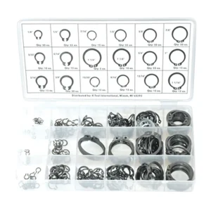 K Tool 00077 Snap Ring Assortment- 300 Piece 18 Different Sizes