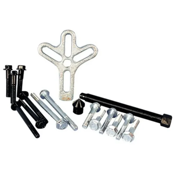 K Tool 70344 Harmonic Balancer Puller, for Most Cars, with Five Sets of Side Bolts