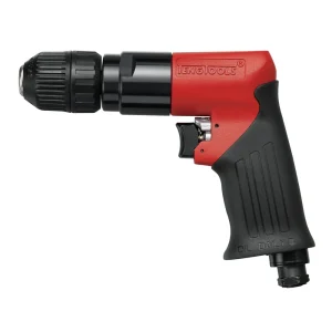 Teng Tools Pistol Style 10MM Chuck 1,800 RPM Left Right Hand Reversible Pneumatic Air Drill – ARD10