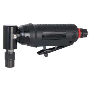 Teng Tools 25,000 RPM Mini Angled Pneumatic Composite Air Die Grinder with Silencer – ARG02