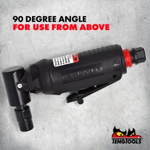 Teng Tools 25,000 RPM Mini Angled Pneumatic Composite Air Die Grinder with Silencer – ARG02 - view 2