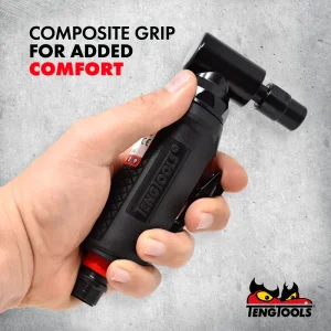 Teng Tools 25,000 RPM Mini Angled Pneumatic Composite Air Die Grinder with Silencer – ARG02 - view 3