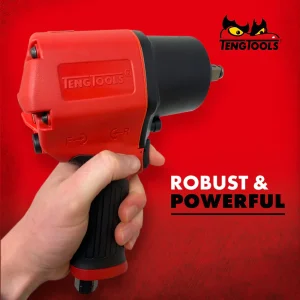 Teng Tools 1/2 Inch Square Drive Reversible High Torque Composite Air Impact Wrench Gun – ARWC12 - view 2