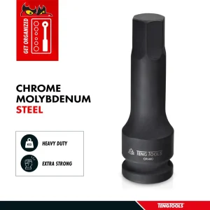 Teng Tools SAE 1/2 Inch Drive Hex Chrome Molybdenum Impact Sockets - view 2