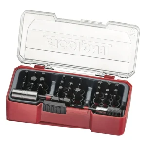 Teng Tools 30 Piece 1/4 Inch Hex Drive Hex, Torx, ROB Impact Screwdriver Bit Set – TJ1430