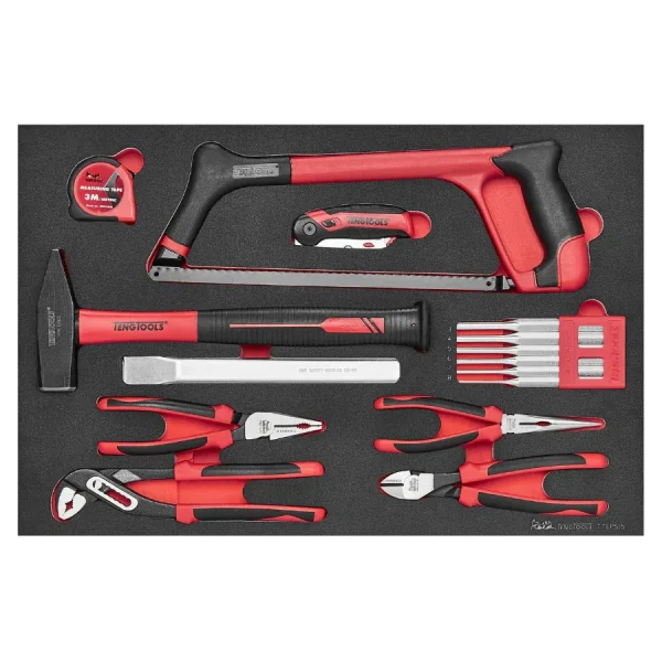 Teng Tools 15 Piece Garage and Auto Mechanics and DIY General Service Repair Tool Set – TTEPS15