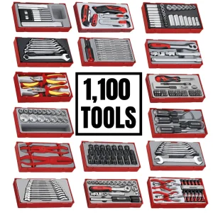 Teng Tools 1100 Monster Piece Mixed Hand Tool Bundle (No Storage) – TCMONSTERTOOLS