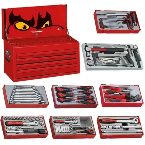 Teng Tools 115 Piece 6 Drawer Metric Series Tool Kit – TC806SV-SERIES115M