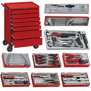 Teng Tools 135 Piece 7 Drawer Metric Series Tool Kit – TCW707EV-SERIES135M