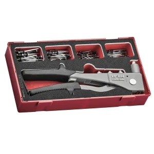 Teng Tools Rivet Gun Set 81 Pieces in EVA Foam Organizational Tool Tray – TEAHR81