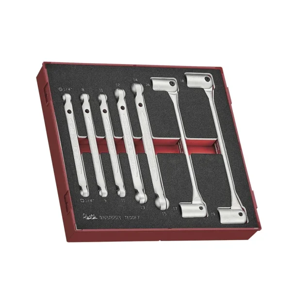Teng Tools 7 Piece Double Flex Wrench EVA Foam Set – TEDDF7
