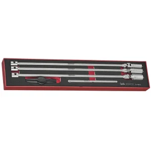 Teng Tools Spark Plug Socket Set 5 Pieces in EVA Foam Organizational Tool Tray – TEXTB05