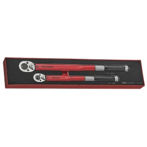 Teng Tools Torque Wrench Set 3/8 & 1/2 Inch drive 2pcs in EVA Foam Organizational Tool Tray – TEX1238