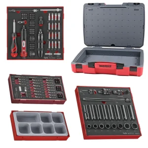 Teng Tools 166 Piece Impact Socket, Torque & Bit Foam Kit – TC-6T-19