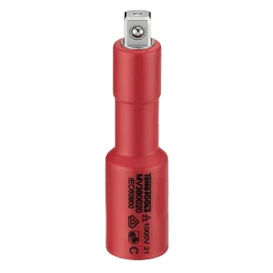 Teng Tools 3/8 Inch Drive 3 Inch Long 1000 Volt VDE Insulated Extension Bar | Electricians Tool | Insulated Tool | El...