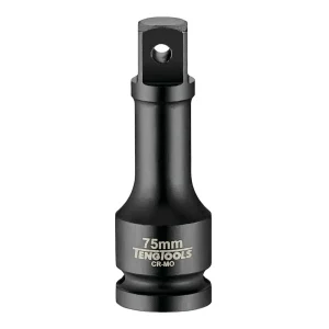 Teng Tools 1/2 Inch Drive 3 Inch Long DIN Chrome Molybdenum Impact Extension Bar | Socket Extension | Mechanic Tool |...