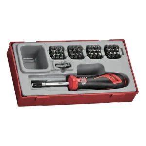 Teng Tools 1/4 Inch Drive Torque Screwdriver Set Range 1 – 5 Nm – 38 Pieces