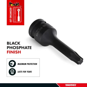 Teng Tools 1/2 Inch Drive Metric Torx TX Chrome Molybdenum Impact Sockets - view 4