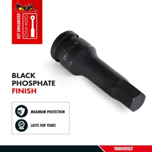 Teng Tools 1/2 Inch Drive Metric Hex Chrome Molybdenum Impact Sockets - view 4