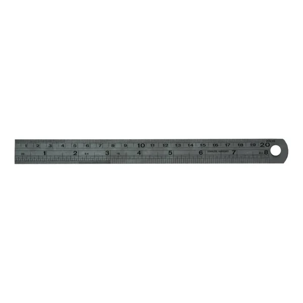Teng Tools 7.9 Inch Long Precision Classic Stainless Steel Metal Ruler – ST200