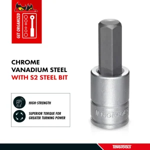 Teng Tools SAE 1/2 Inch Drive Hex Chrome Vanadium Sockets - view 2
