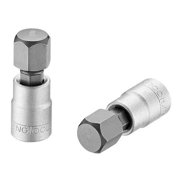 Teng Tools 1/4 Inch Drive Metric Hex Chrome Vanadium Sockets