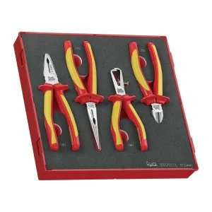 Teng Tools 29 Piece 1000 Volt Insulated Slotted, PH, PZ & Torque Screwdriver & Plier Electricians Po - view 3
