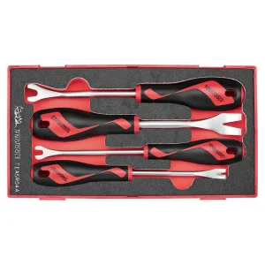 Teng Tools 4 Piece Auto Clip, Fastener & Trim Panel Remover EVA Foam Tool Tray – TEASR04A