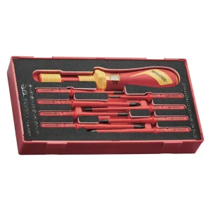 Teng Tools 36 Piece 1000 Volt Insulated Screwdriver, 3/8 Inch Drive Socket & Plier Electricians Port - view 3