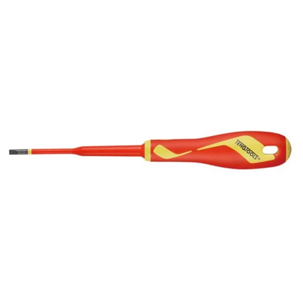 Teng Tools 1000 Volt Insulated Slotted/Flat Ultra Slim Screwdrivers