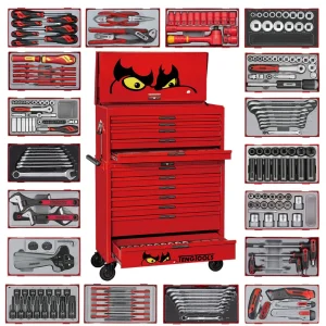 Teng Tools 974 Piece 37 Inch Wide 12 Drawer Mega Master Tool Kit – TKS37R974T