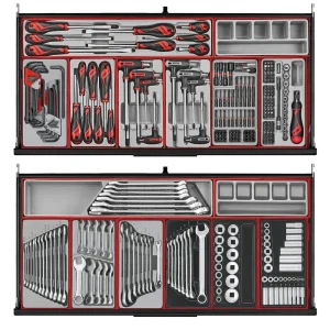 Teng Tools 1008 Piece PRO35 37 Inch Wide Black Roller Cabinet Workstation Tool Kit – TKW37B1008T - view 3