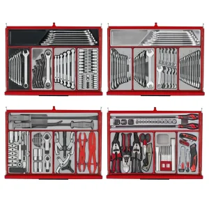 Teng Tools 1295 Piece PRO35 53 Inch Wide Red Monster Mega Master Hand Tool Kit – TKS53R1295T - view 3
