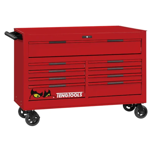 Teng Tools 53 Inch Wide PRO35 9 Drawer Heavy Duty Roller Cabinet Tool Chest / Wagon – TSW53R9