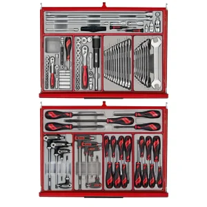 Teng Tools 516 Piece PRO35 26 Inch Wide Red Mixed Mechanics General Hand Tool Kit – TKW26R516T - view 3