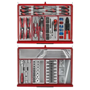 Teng Tools 516 Piece PRO35 26 Inch Wide Red Mixed Mechanics General Hand Tool Kit – TKW26R516T - view 4
