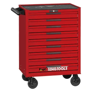 Teng Tools 26 Inch Wide 9 Drawer PRO35 Heavy Duty Red Roller Cabinet – TSW26R9