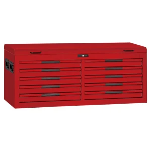 Teng Tools 53 Inch Wide 10 Drawer PRO35 Heavy Duty Red Top Box – TST53R10F - view 2