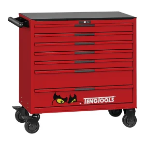 Teng Tools 637 Piece PRO35 37 Inch Wide EVA Foam Red Roller Cabinet Hand Tool Kit – TKW37R637F - view 2