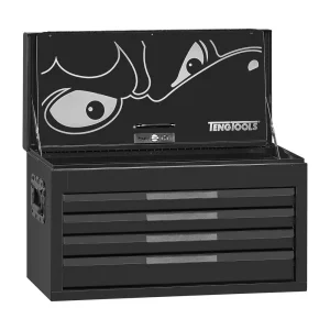 Teng Tools 26 Inch Wide 4 Drawer PRO35 Heavy Duty Black Top Box – TST26B4
